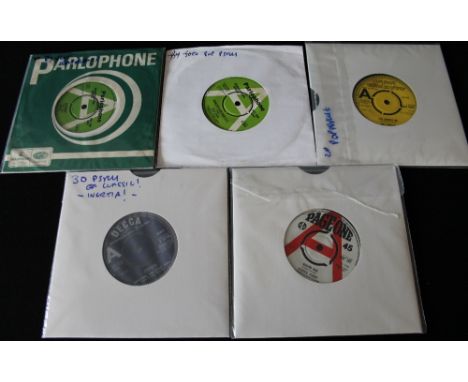 PSYCH/POP PROMOS - 5 x classic 7" cuts here, all now in demand! Titles are Rich Fever - Song Of A Sad Man (green/white Parlop