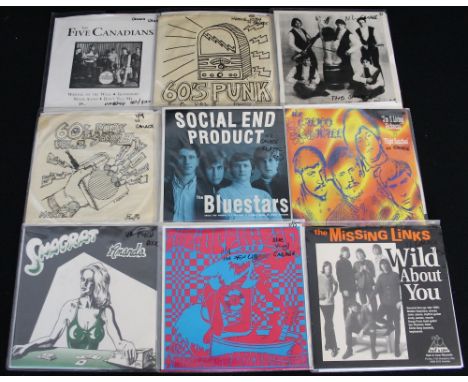 PSYCH/GARAGE - OVERSEAS/REISSUE SEVENS -  Nice selection of 19 x 7" singles which contains mainly US pressings on labels such