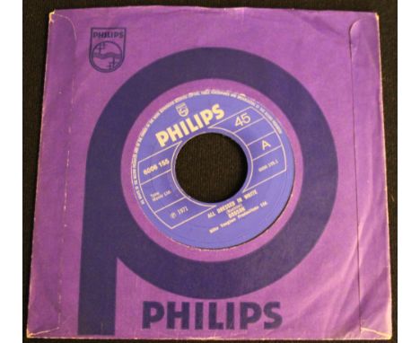 GODSON - Great freak-rock sounding 7" of All Dressed In White b/w We've Not Made It (Philips 6006 155). The record is in Ex c