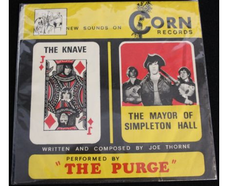 THE PURGE - THE MAYOR OF SIMPLETON HALL - Extremely scarce only release from 'The Purge', released on Corn Records (CP 101). 