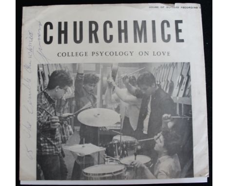 THE CHURCHMICE - Straight out of Rochester, NY comes this killer 45 of  College Psychology On Love issued in small numbers (H