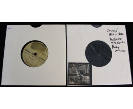 GARAGE/ROCK ACETATES - A unique chance here to obtain 2 heavy and raw 7" acetate recordings that are largely unknown. Titles 