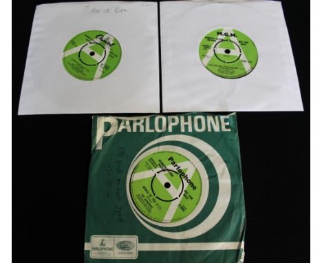 US PSYCH/ROCK DEMOS - Nice pack of 3 x 7" demonstration singles. Titles are The Aerovons - World Of You b/w Say Georgia (Parl
