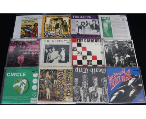 PSYCH/GARAGE - OVERSEAS/REISSUE SEVENS -  Nice selection of 18 x 7" singles which contains mainly US pressings on labels such