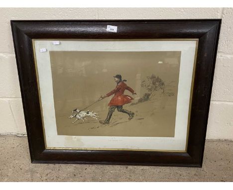 Hunting Interest - Coloured print, The Terrier Man