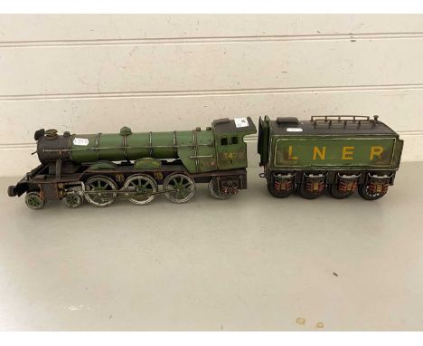 A model of The Flying Scotsman train