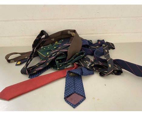 Collection of various vintage brewery ties to include Guinness, Youngs, Inde Coope and various others