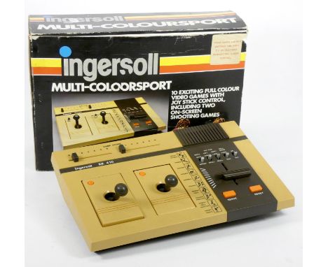 An Ingersoll Multi-Coloursport, original box, AV and power cables, manual and polystyrene insert 