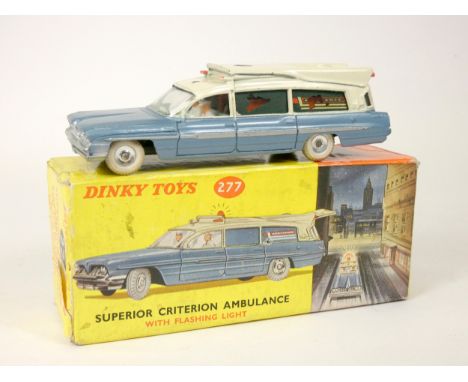 A Dinky Toys (277), Superior Criterion Ambulance, original box (light missing) 