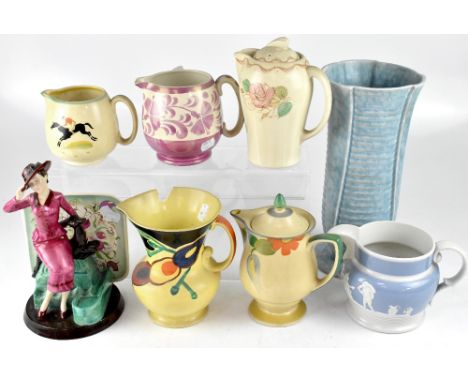 SUSIE COOPER (1902-1995); various decorative items from various studios to include Greys Pottery A.E. Gray &amp; Co, a 'Glori