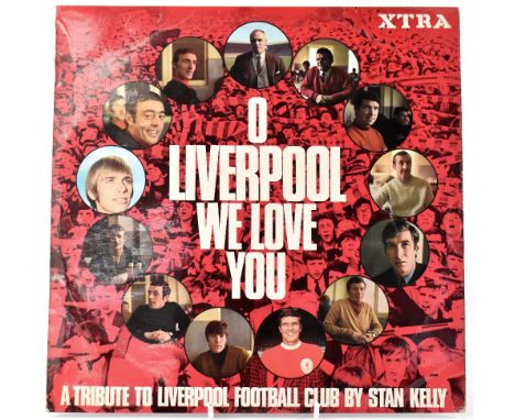 FOOTBALL, LIVERPOOL FOOTBALL CLUB; 'Oh Liverpool We Love You', a record bearing multiple signatures to the reverse of the sle