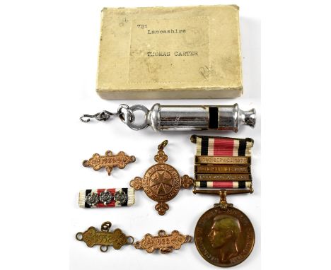 A George VI 'For Faithful Service in the Special Constabulary' Medal and three Long Service ribbon bars, 55, 65 and 76, award