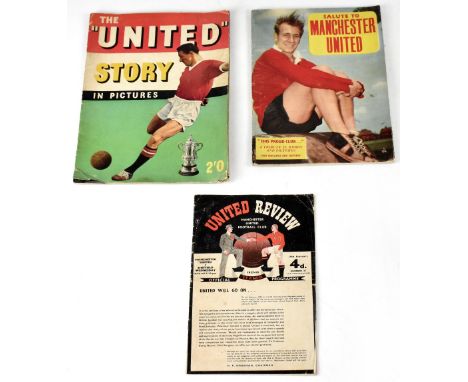 FOOTBALL, MANCHESTER UNITED; a 'United Review' post Munich Air Disaster Manchester United V Sheffield Wednesday 19th February