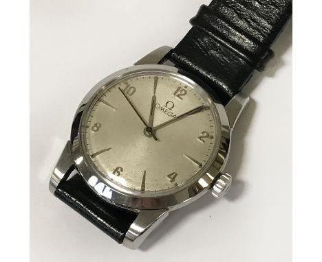 VINTAGE STAINLESS STEEL OMEGA GENTS WATCH