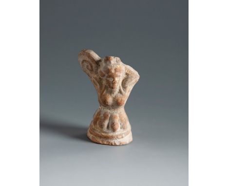 Siren. Smyrna, 4th-3rd century BC.Terracotta.Provenance: Smyrna, 1895-1905. Collection Paul Gaudin (Paris 1858-1921 Versaille