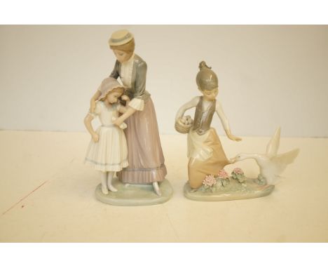 2 Lladro figures Tallest 26 cm 