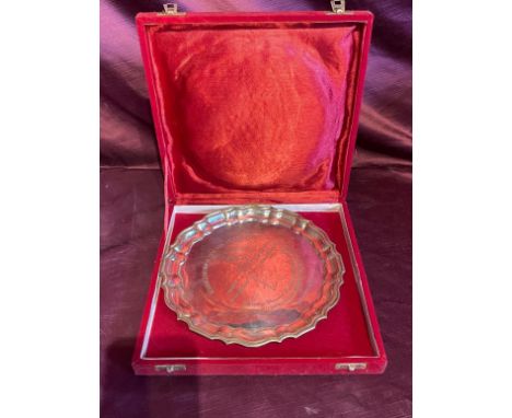 (Property of the Schlaefli Estate), Presentation plate commemorating the Sesquicentennial (1846-1996) celebrations of the Ind