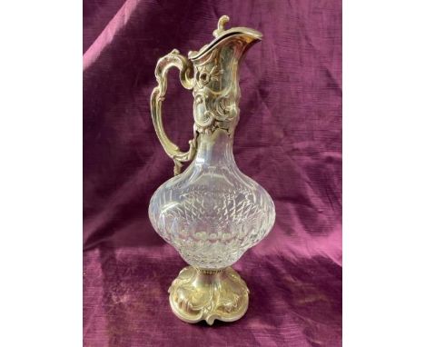 Art Nouveau Topazio Casquinha crystal carafe, 31cm (h)  / All lots are located at The Barn, Hampstead Farm, Nr Henley on Tham