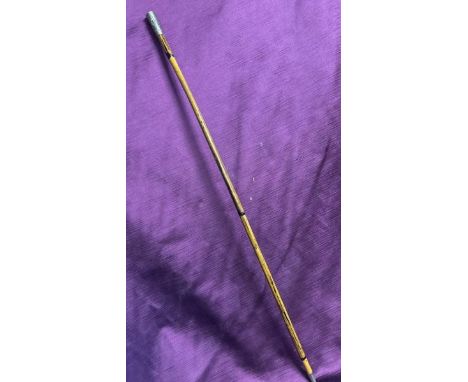 Vintage Harrrow School swagger stick, 71cm long. Carried by Under-Officers and NCO's when on parade. The motif is of The Harr