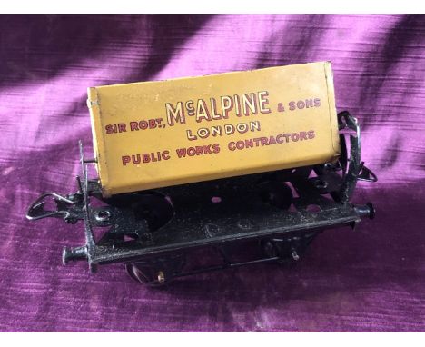 Hornby Sir Robt. McAlpine &amp; Sons wagon, with associated box  / All lots are located at The Barn, Hampstead Farm, Nr Henle