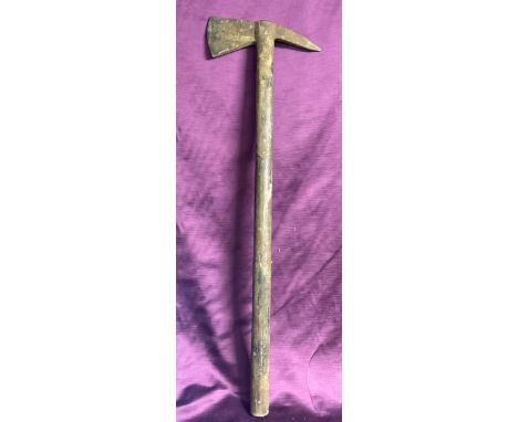 Vintage fire truck axe, 93cm long   / All lots are located at The Barn, Hampstead Farm, Nr Henley on Thames, Oxfordshire, RG9