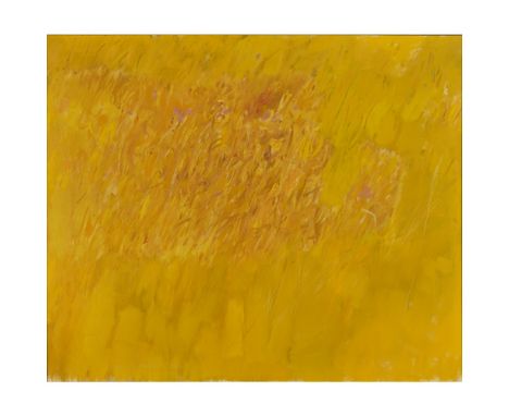 [§] GEORGE DEVLIN (SCOTTISH 1937-2014)  SUMMER FIELD   'Royal Glasgow Institute of Fine Arts' label verso, oil on canvas  127