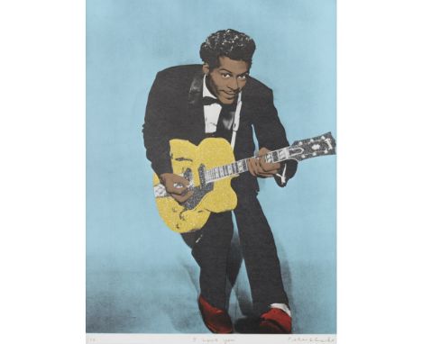 [§] SIR PETER BLAKE C.B.E., R.A. (BRITISH B. 1932)  I LOVE YOU (CHUCK BERRY)   Signed and inscribed with title and numbered 3