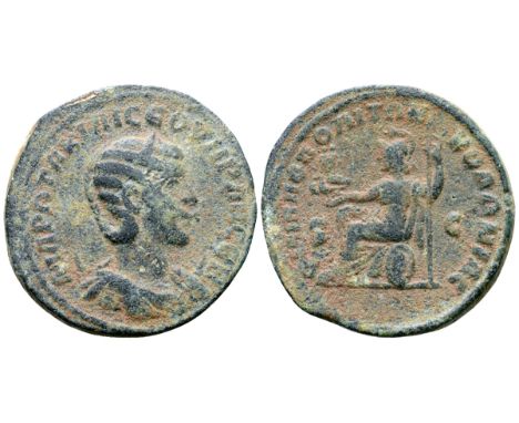 Otacilia Severa (wife of Philip I) Æ29 Philippopolis, Arabia. Struck at Antioch for circulation in Philippopolis, AD 247-249.