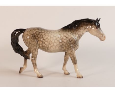 Rare Beswick model of walking pony in Rocking horse grey colours, model 1516.