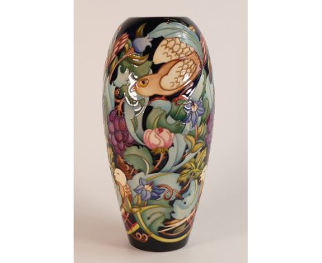 Moorcroft Acanthus &amp; Vine vase 101. Approx. 30cm limited edition 15/15 signed by designer Emma Bossons FRSA. RRP £1945