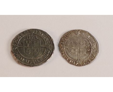 Elizabeth I Silver Threepences dated 1562 &amp; 1563. (2)