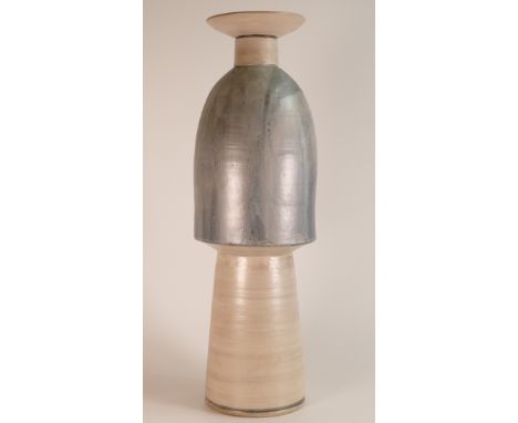 Isabella Pope, Studio Pottery large Planet pot. Pope was a Master Potter and teacher who created these forms inspired by Chin