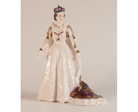 Royal Worcester Compton &amp; Woodhouse Queen Elizabeth II. Limited edition number 937 of 4500.
