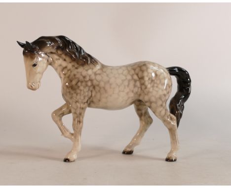 Beswick Stocky Jogging Mare 855 in Rocking horse grey gloss