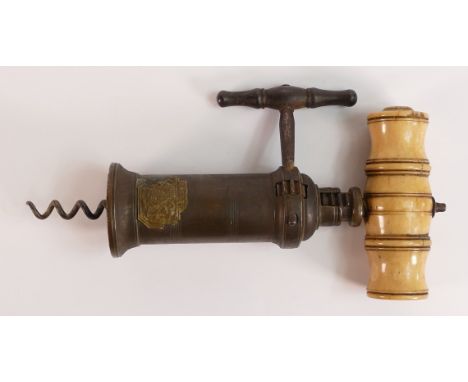 Thomason type Bronze and Bone Corkscrew.