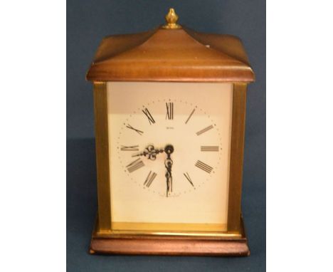 Vintage Smiths wooden case carriage type clock Ht 16cm&nbsp;