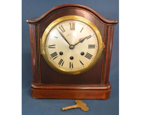 Badisch German bracket clock Ht 29cm