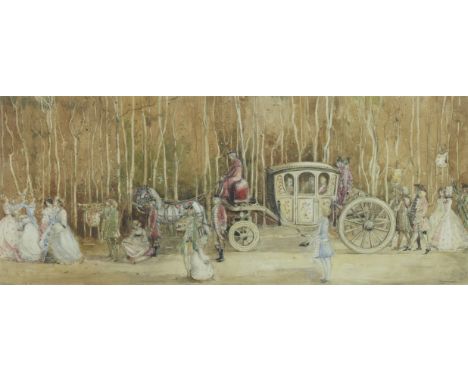 Katherine Cameron RSW RE (British, 1874-1965)Fairy Pageant signed and dated 'K. Cameron/1902' (lower right)watercolour31 x 75