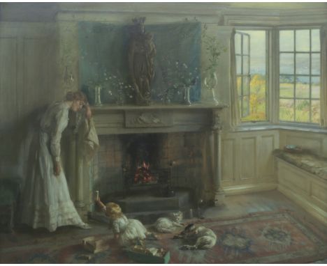 John Henry Lorimer, RSA RSW RWS RP (British, 1856-1936)The House-builder signed 'J H Lorimer' (lower left), bears title to la
