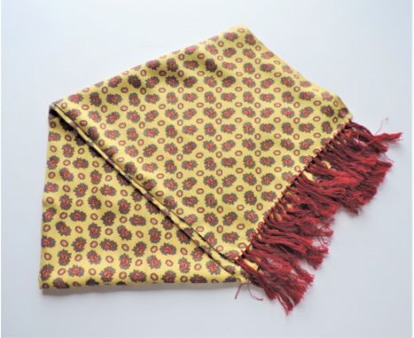Vintage 1960's Retro Men's Tootal Scarf Reversible with Tassels 1960's Retro. Vintage 1960’s Tootal scarf reversible with tie