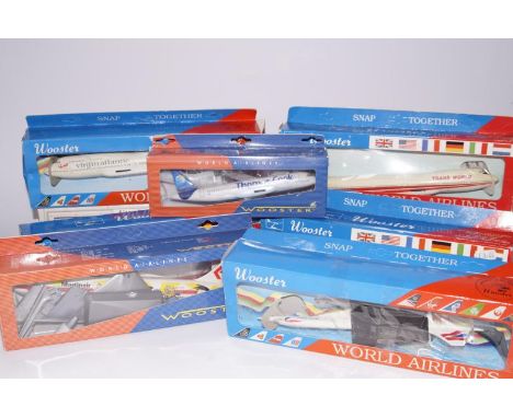 A collection of model aircraft, including Skymarks, Worcester, Airfix, etc including Easyjet, Transworld, etc, (11).