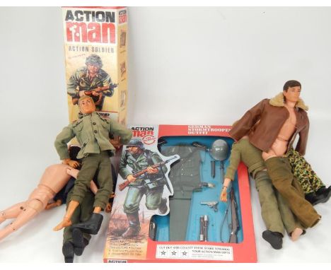 A 1970's and later collection of Action Man models, including clothing, models, packaged accessories, etc.