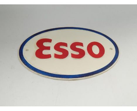 *An Esso plaque.