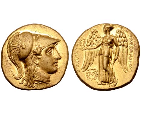 Kingdom of Macedon, Alexander III 'The Great' AV Stater. Babylon, circa 315-311 BC. Struck under Peithon, for Antigonos I Mon