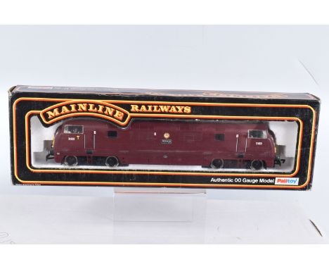 A BOXED OO GAUGE PALITOYS MAINLINE RAILWAYS LOCOMOTIVE, Type 4  B-B Diesel Hydraulic Locomotive BR Maroon, model no. 37-073&n