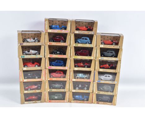TWENTY SIX BOXED BRUMM DIECAST VEHICLES, to include   a R30 Fiat 508C Berlina, model no. HP 32, a R31 Fiat 508C Berlina, mode