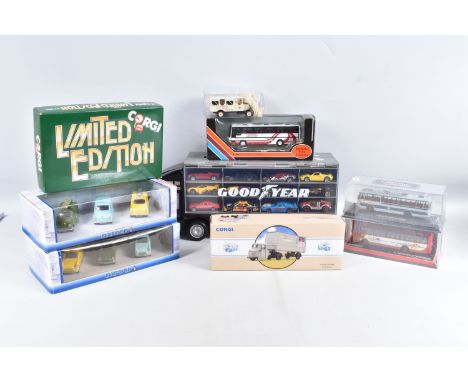 A QUANTITY OF BOXED MODERN DIECAST VEHICLES, Corgi Classics, Corgi OOC, EFE, Lledo and Oxford Diecast, all models appear comp
