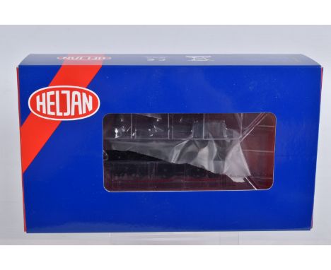 A BOXED OO GAUGE HELJAN MODEL RAILWAY LOCOMOTIVE, Class 1366 0-6-0PT, running no. 1368 in BR Black with Late Crest, model no.