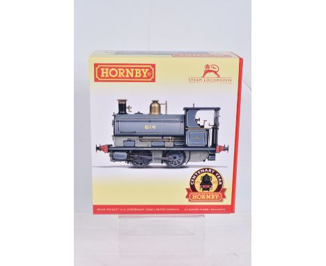 A HORNBY 2016 CENTENARY YEAR LIMITED EDITION OO GAUGE MODEL STEAM LOCOMOTIVE, Peckett W4 Class 0-4-0ST, Peckett &amp; Sons En