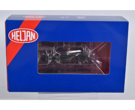 A BOXED OO9 SCALE HELJAN MODEL RAILWAY LOCOMOTIVE, Lynton &amp; Barnstaple 2-6-2T, running no. 759 'Yeo' in L&amp;B Dark Gree